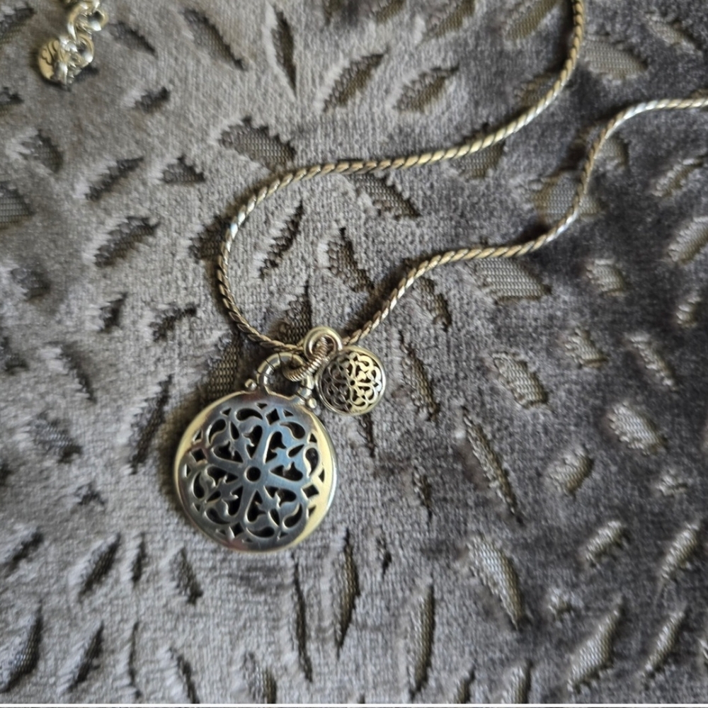 Brighton Silver  Ferrara Filigree Pendant Necklace